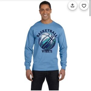 New custom made basketball long sleeve all sizes available. Great Xmas gift